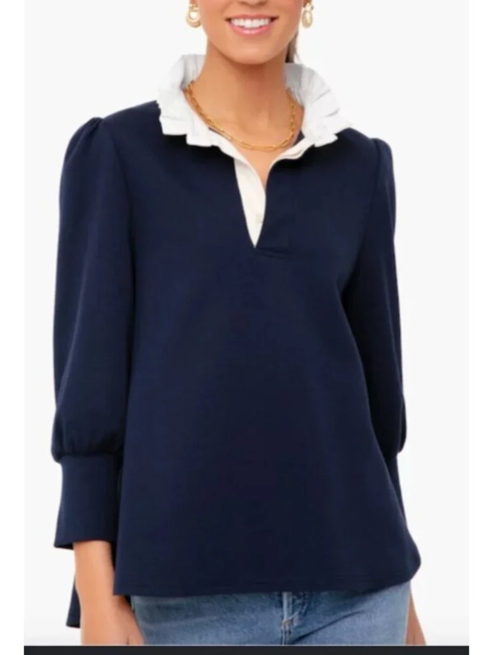 POMANDER PLACE Charlotte Terry top sz M